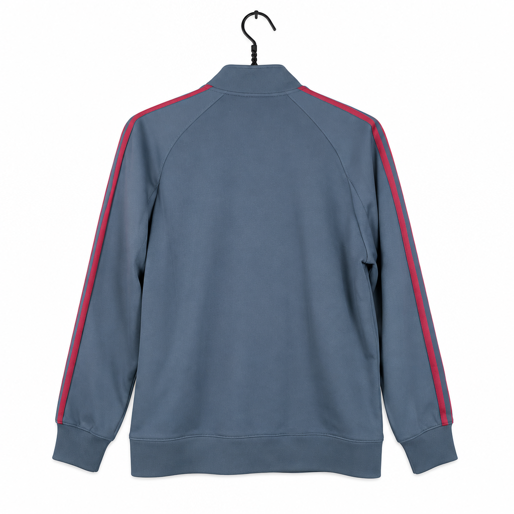 Vintage women Adidas full zip grey track jacket in M|L28 W20|SKU 6691