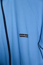 Vintage unisex Grasshopper zipper high neck blue track jacket M/L|L30 W23|SKU 6692