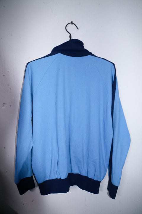 Vintage unisex Grasshopper zipper high neck blue track jacket M/L|L30 W23|SKU 6692