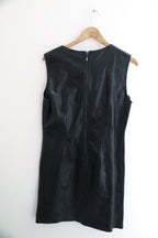 Vintage rocha john womens black mini sequin floral dress