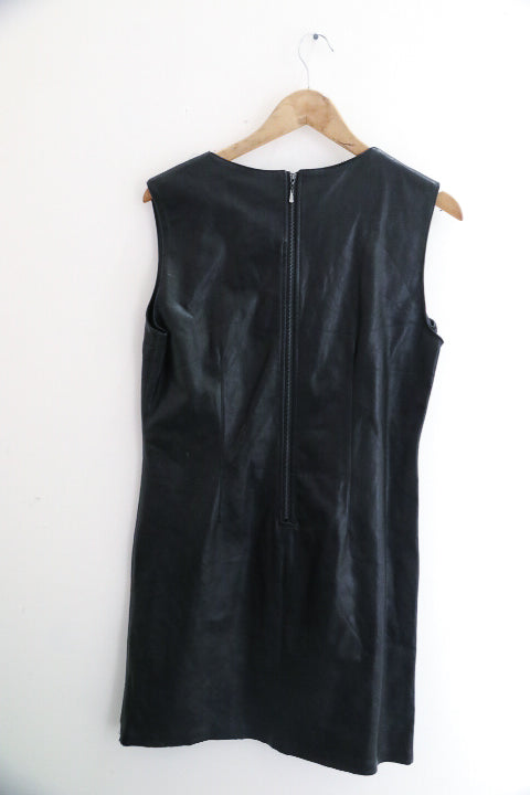 Vintage rocha john womens black mini sequin floral dress