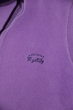 Vintage women Mystify purple fleece zipper windbreaker 90's jacket S|L27W19|SKU 6693