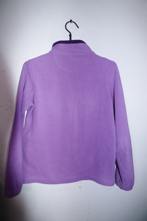 Vintage women Mystify purple fleece zipper windbreaker 90's jacket S|L27W19|SKU 6693