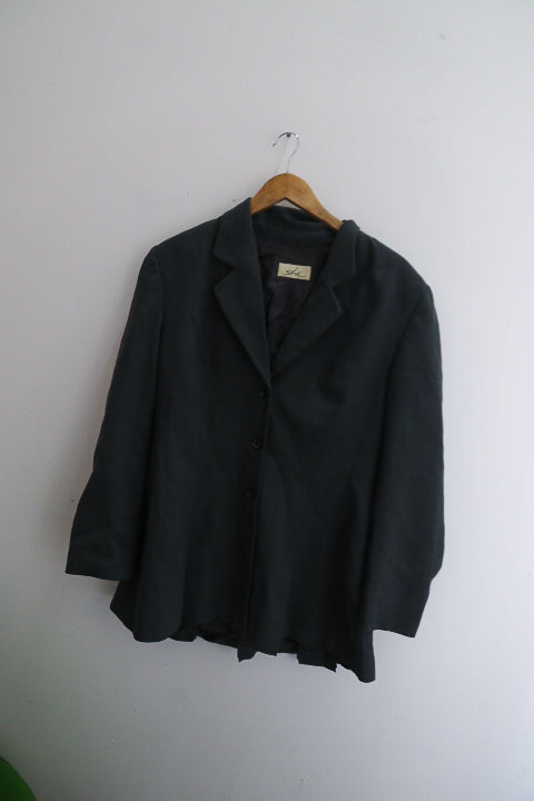 Vintage She italian womens grey large blazers
