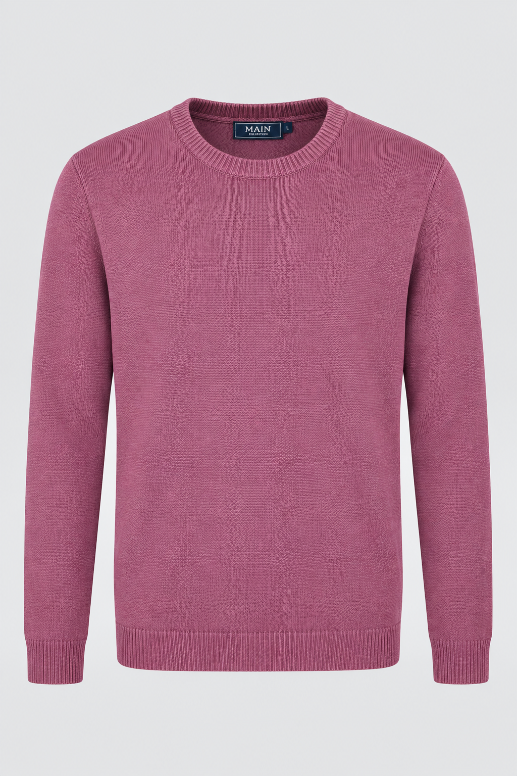 Vintage men Maine New England purple crew neck sweater in M|L27 W21|SKU 6695