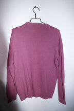 Vintage men Maine New England purple crew neck sweater in M|L27 W21|SKU 6695