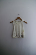 Vintage Calvin Klein XS white women's tank top