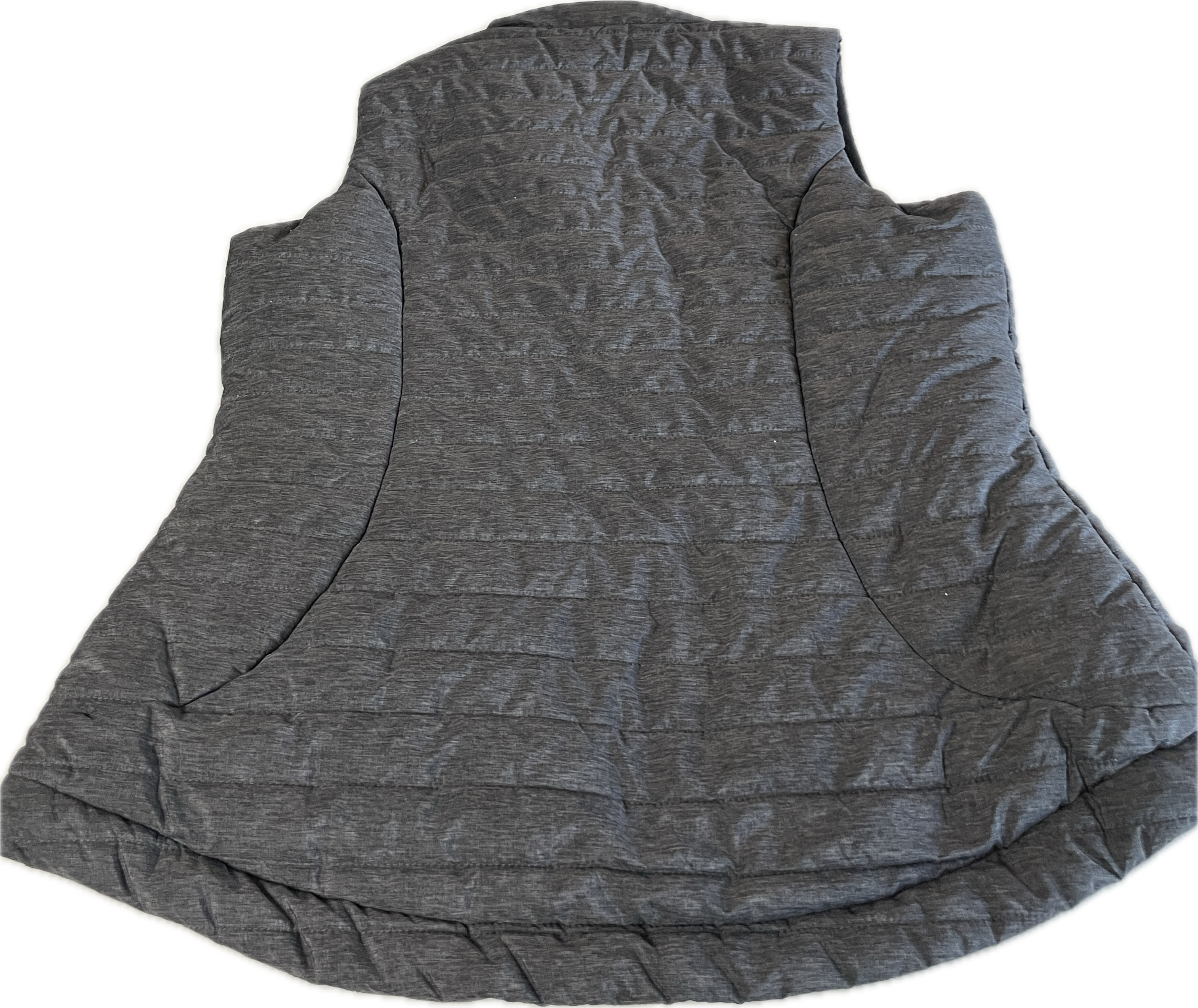   Quilted Grey Vest Coats Jackets   for Women