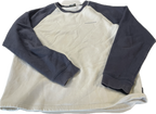 Vintage chunky wool jacket  thick wool full zipper blue sweater size Medium L 30 W 20 SKU 5311