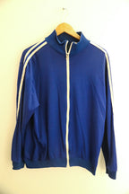 Vintage blue full zip mens medium track suit