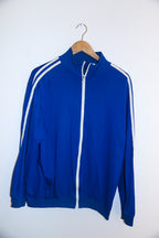 Vintage blue full zip mens medium track suit