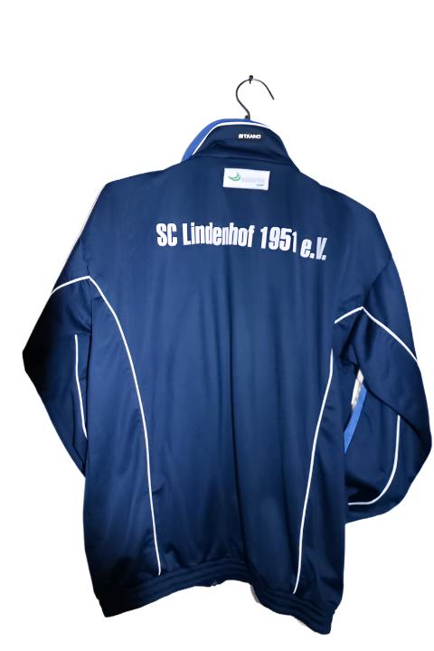 Vintage men Stanno blue full zip wind breaker track top M|L31 W21|SKU 6705