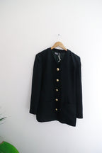 Vintage Pink black large giselle sweater blazer for women