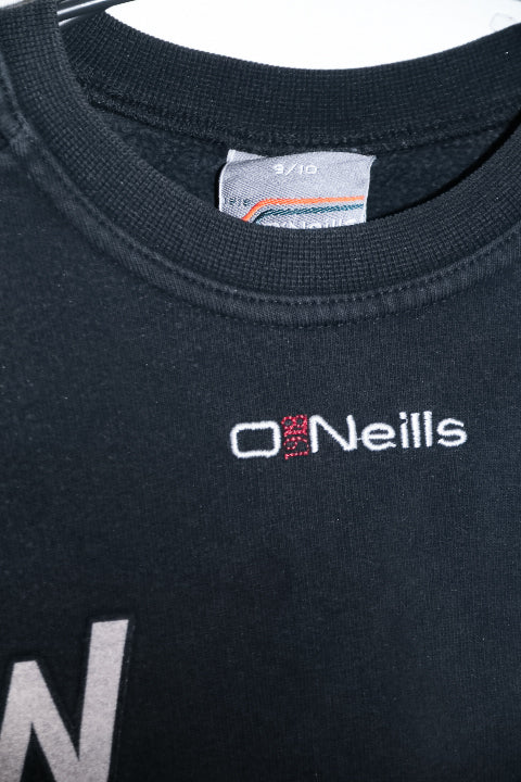 Vintage kid 9-10yrs Black Belverde FC O'neill sweatshirt |L24 W19|SKU 6706