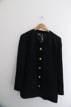 Vintage Pink black large giselle sweater blazer for women