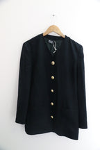 Vintage Pink black large giselle sweater blazer for women