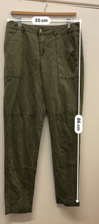 Rubynee Vintage y2k river island green military pant