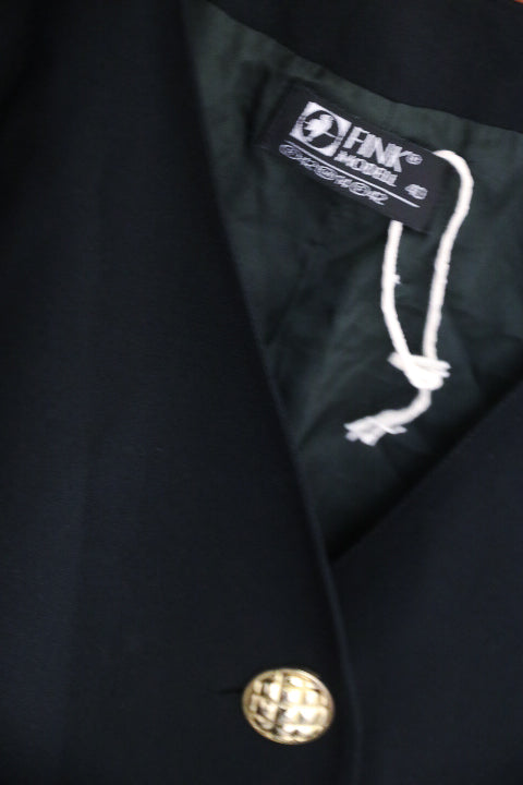 Vintage Pink black large giselle sweater blazer for women