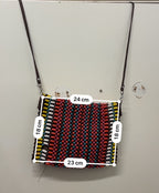 Rubynee Vintage y2k crossbody Beaded Puffin Bag - Multi