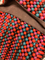 Rubynee Vintage y2k crossbody Beaded Puffin Bag - Multi