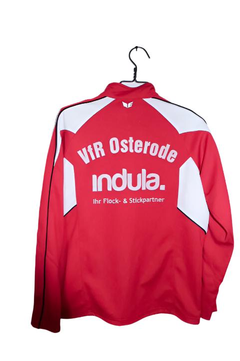 Vintage men Erima VFR Osterode red sport zipper track top in M|L29 W20|SKU 6709