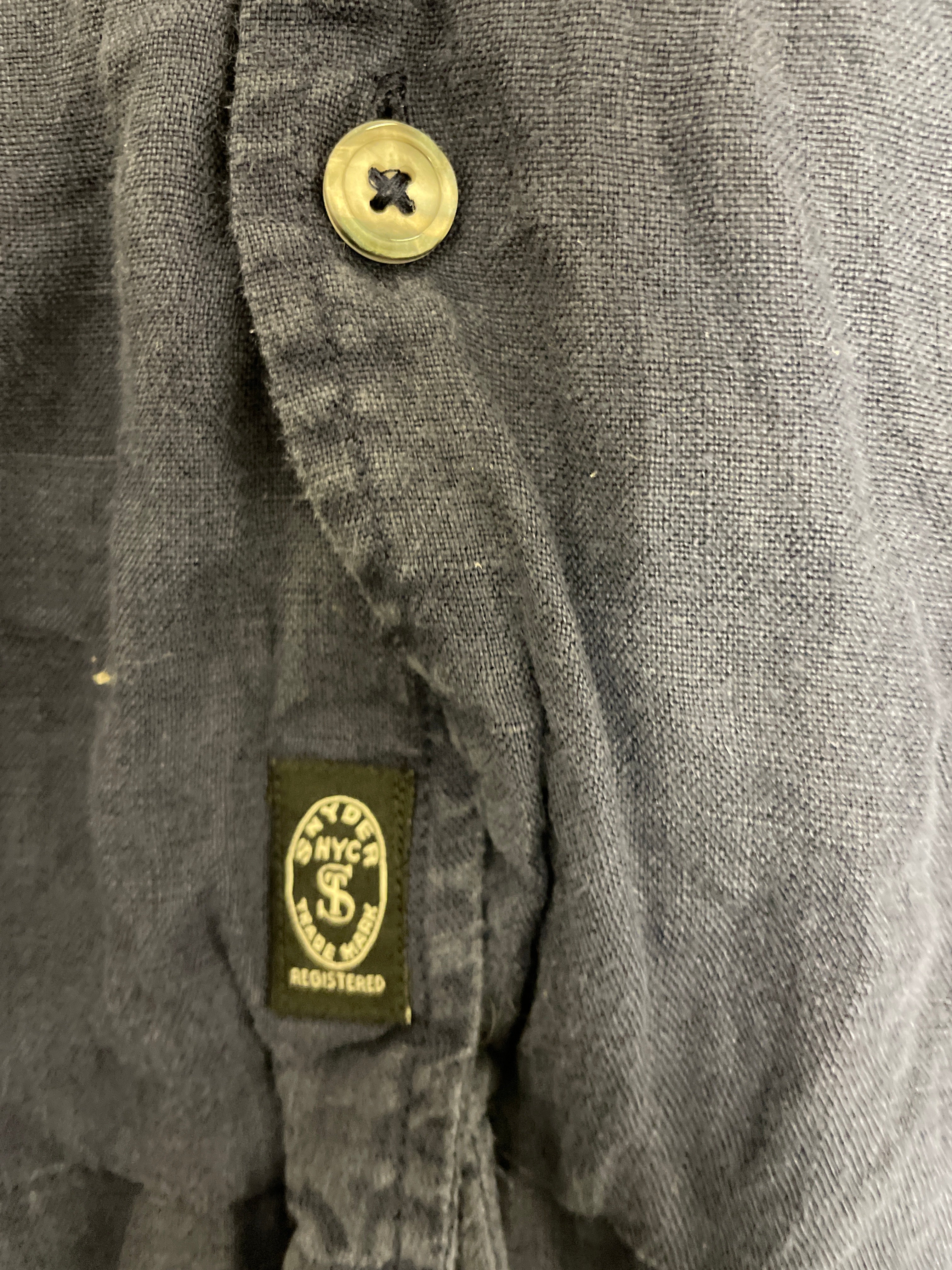 Rubynee Vintage y2k todd synder blue regular fit short sleeve shirt