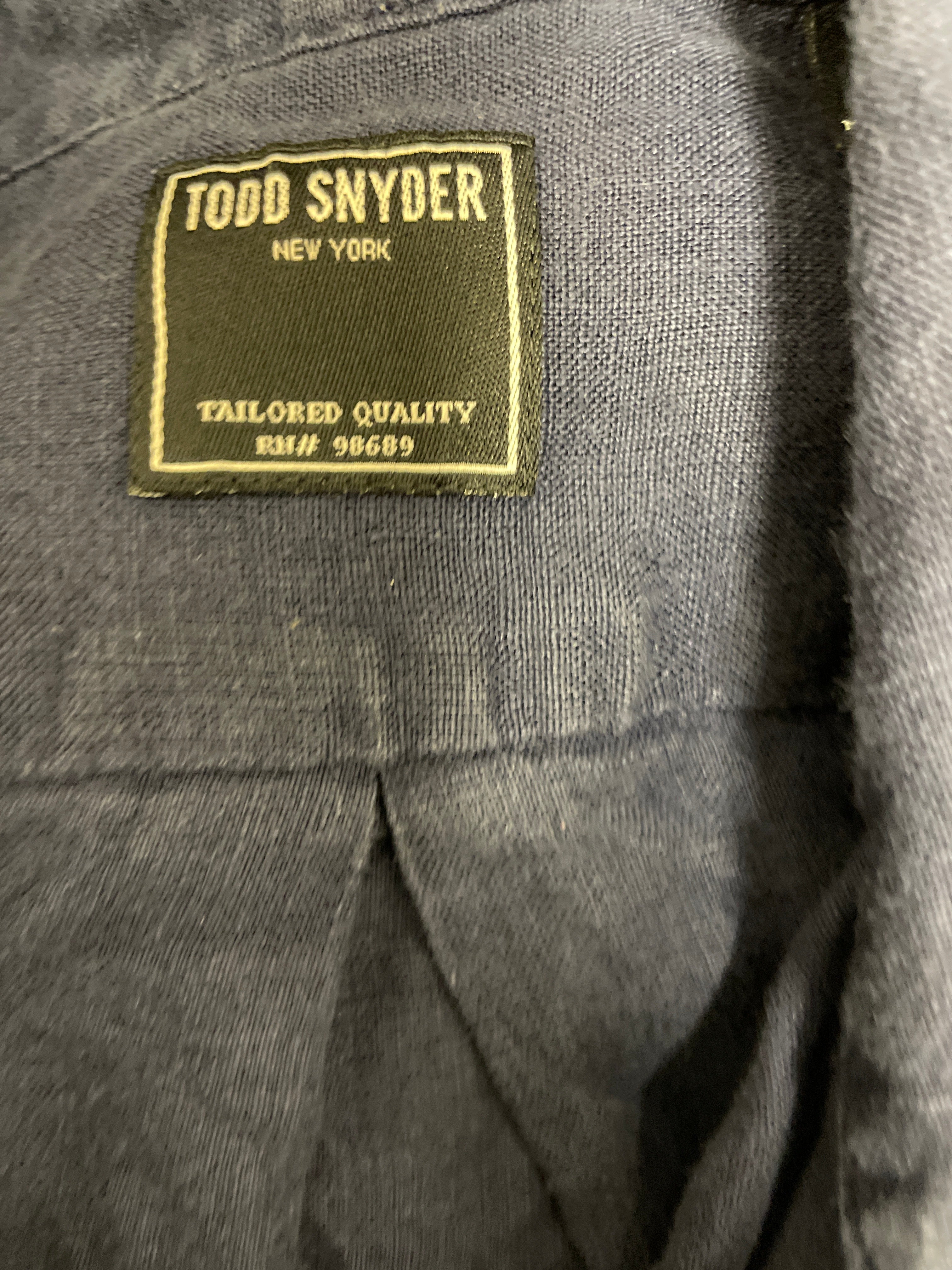 Rubynee Vintage y2k todd synder blue regular fit short sleeve shirt