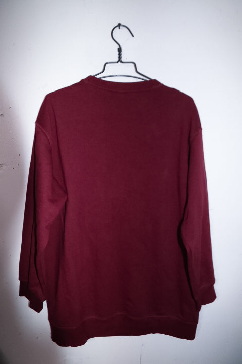 Vintage men H&M New orleans Louisiana print red sweatshirt in M|L31 W24|SKU 6710