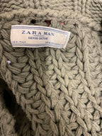 Rubynee Vintage y2k green knitted zara sweater