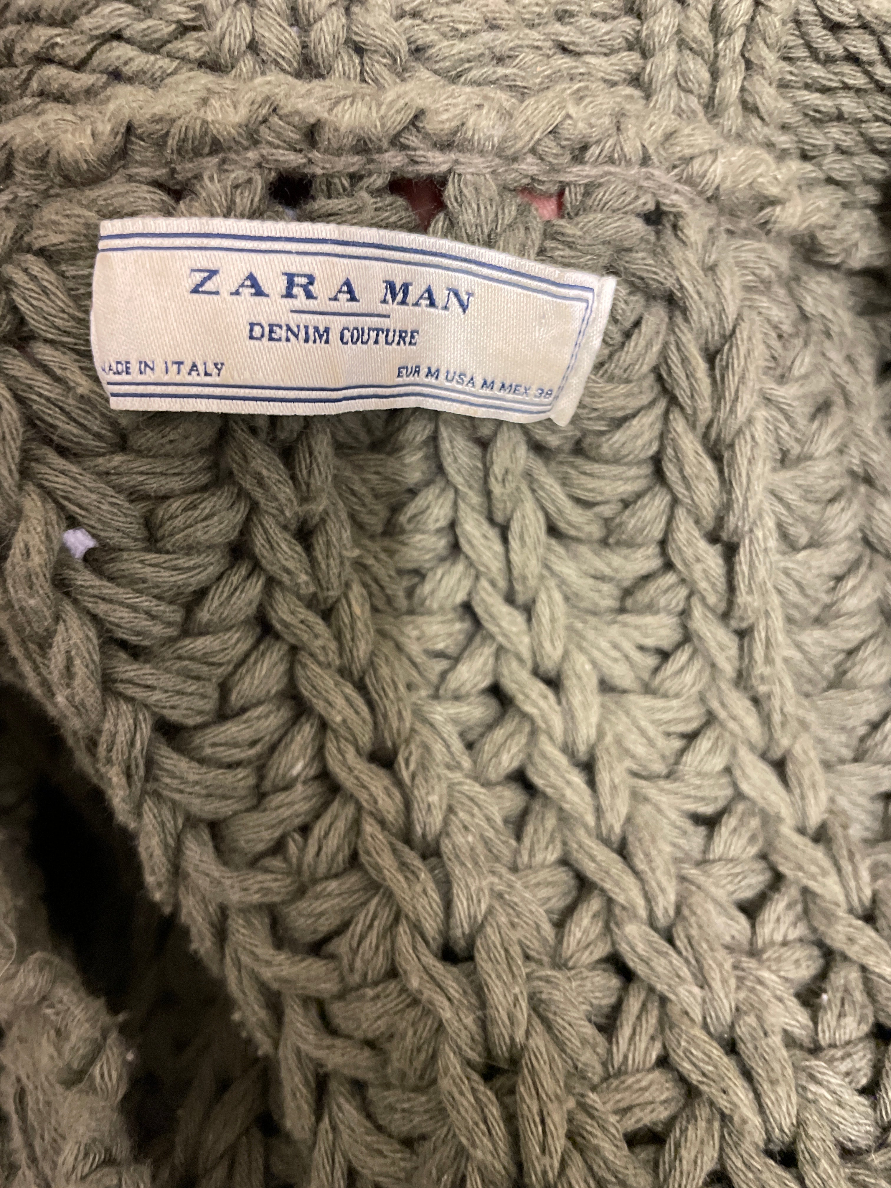 Rubynee Vintage y2k green knitted zara sweater