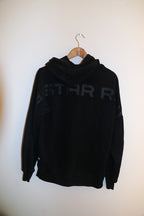 vintage G-star raw medium fleece black unisex hoodie