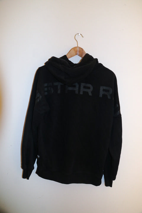 vintage G-star raw medium fleece black unisex hoodie