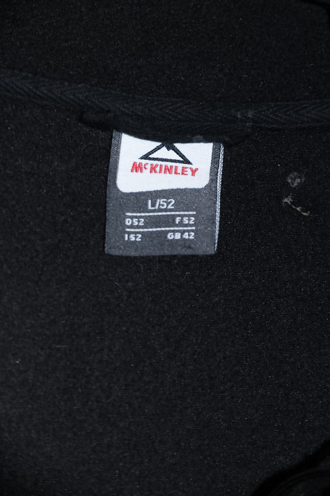 Vintage men brown Mckinley fleece full zip sleeveless jacket in M|L30 W21|SKU 6716