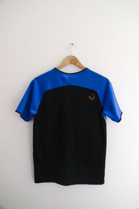 Vintage blue Man Puma Teampacer medium Short Sleeve T-shirt