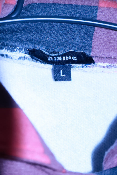 Vintage women Rising pink & purple check double pocket button shirt jacket L|L40W22|SKU 6722