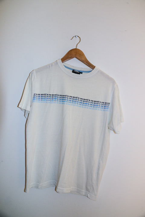 Vintage white lecoq spotif mens small tees