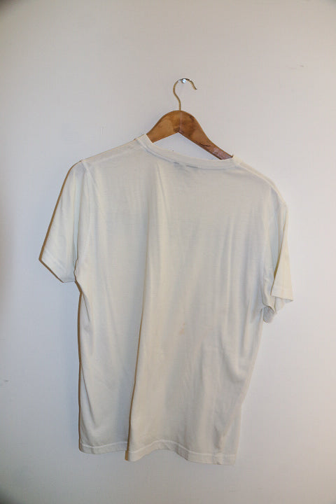 Vintage white lecoq spotif mens small tees