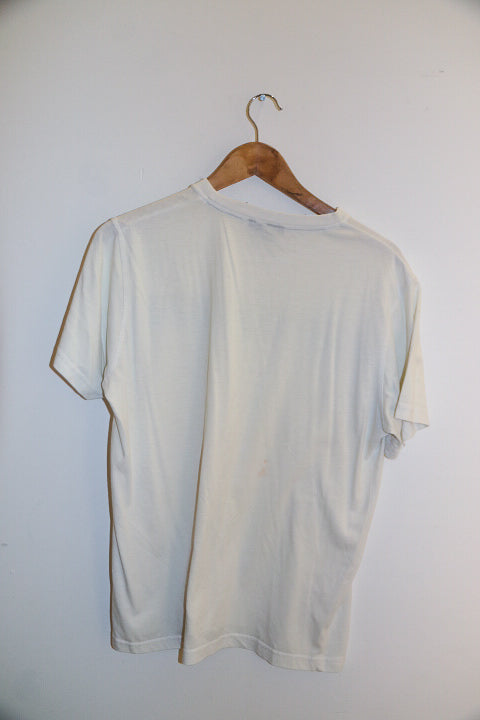Vintage white lecoq spotif mens small tees