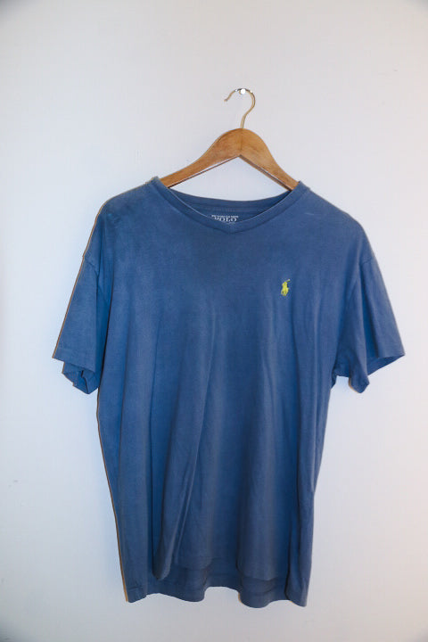 Vintage small blue ralph lauren plain tees