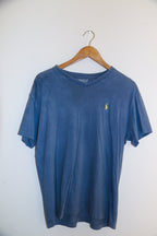 Vintage small blue ralph lauren plain tees