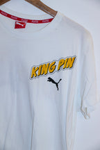 Vintage Puma King Pin mens large white tees