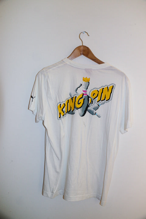 Vintage Puma King Pin mens large white tees