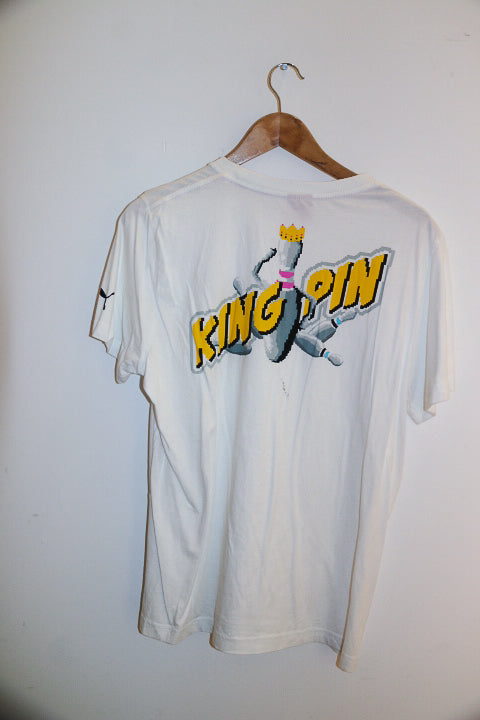 Vintage Puma King Pin mens large white tees