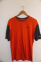 Vintage orange fila mens small tees