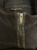 Rubynee Vintage y2k Vanvaan black 1/4 fleece zip sweatshirt size M