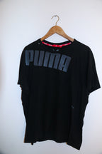 Vintage large black puma logo mens tees