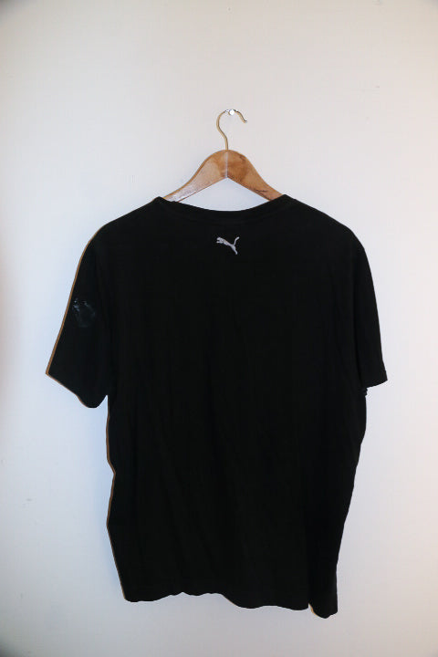 Vintage large black puma logo mens tees
