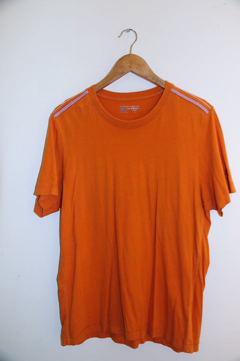Vintage mens orange medium lotto plain tees