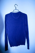 Sfera men essentials regular fit navy  crew neck sweatshirt in M|L29 W21|SKU 6731 100% COTTON