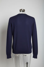 Sfera men essentials regular fit navy  crew neck sweatshirt in M|L29 W21|SKU 6731 100% COTTON